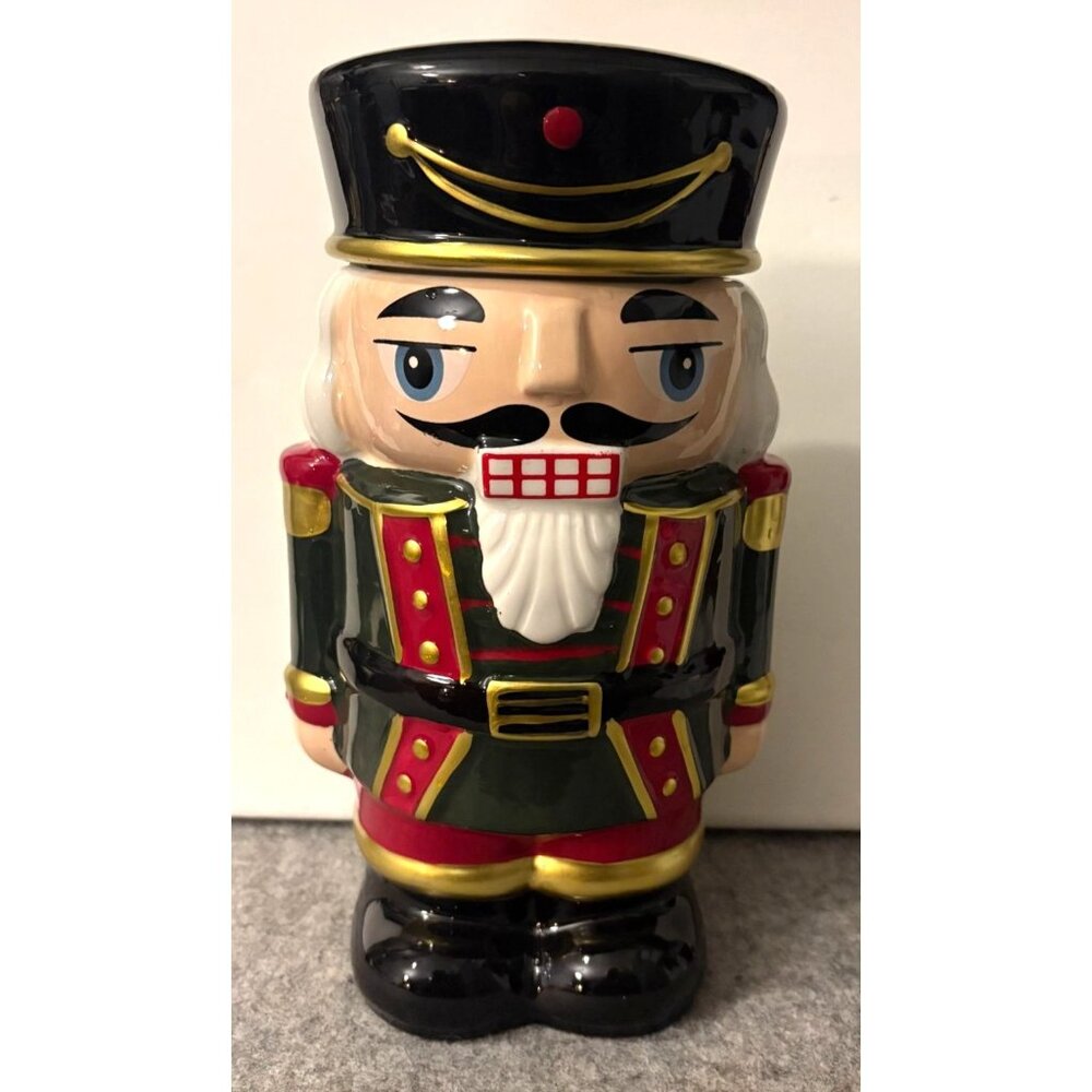 Nut Cracker Cookie Jar From Hobby Lobby Sleigh Bells  #3332
